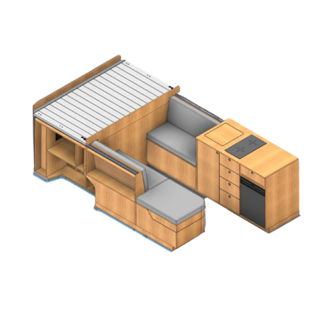 KS Tools 860.0857 Hanging box without layout, 350x125 mm